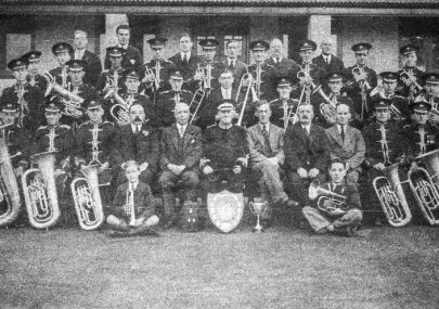Ashby Road: Snibston Mine band c1930