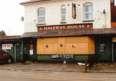 Belvoir Road: The former Halfway House pub 2015