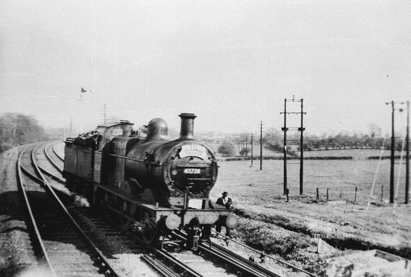 Deeley rebuilt class 3 pulling the 'Charnwood Forester'