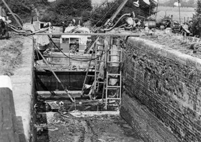 Excavations at Loughborough canal