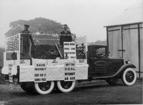 Arthur Blythe's lorry