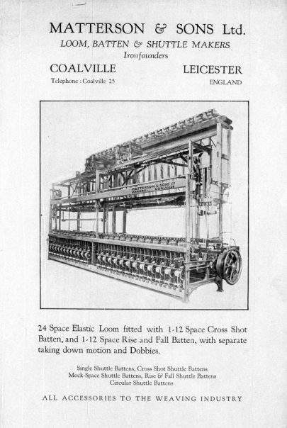 A Matterson loom brochure