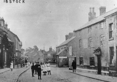 High Street looking north-east, the Ram Inn on the right