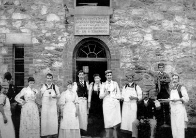 Staff of the 'Forest Rock' hotel